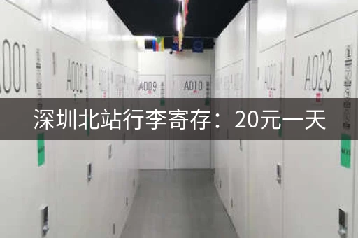 深圳北站行李寄存：20元一天，方便快捷，全天开放