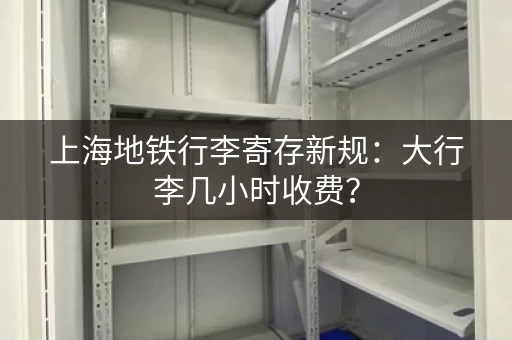 上海地铁行李寄存新规：大行李几小时收费？