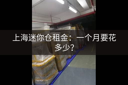 上海迷你仓租金：一个月要花多少？