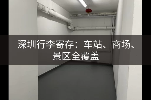 深圳行李寄存：车站、商场、景区全覆盖