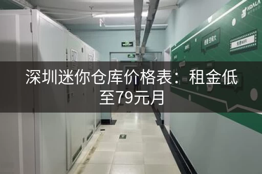 深圳迷你仓库价格表：租金低至79元月