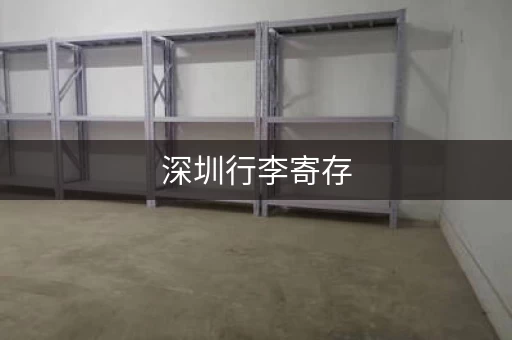 深圳行李寄存，价格实惠不用愁