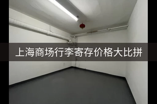 上海商场行李寄存价格大比拼，哪家最便宜？