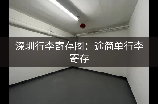 深圳行李寄存图：途简单行李寄存，背包10元，行李箱20元
