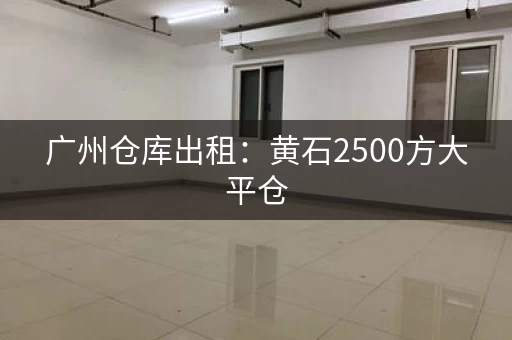 广州仓库出租：黄石2500方大平仓，租金实惠