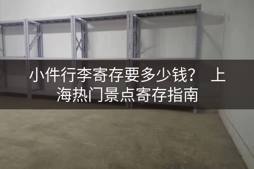 小件行李寄存要多少钱？  上海热门景点寄存指南