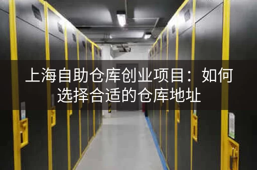 上海自助仓库创业项目：如何选择合适的仓库地址