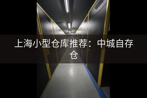 上海小型仓库推荐：中城自存仓，安全可靠，价格实惠