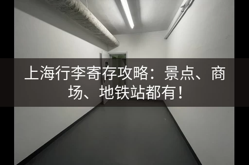 上海行李寄存攻略：景点、商场、地铁站都有！