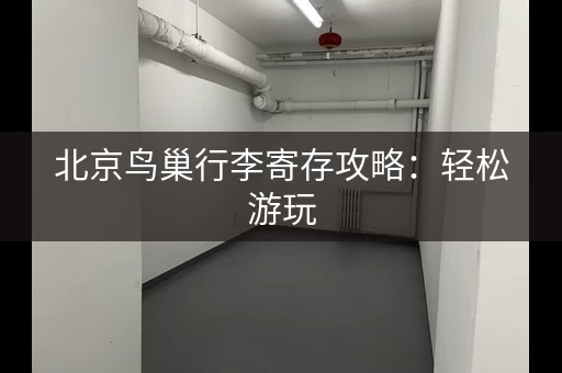 北京鸟巢行李寄存攻略：轻松游玩，无后顾之忧