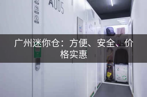 广州迷你仓：方便、安全、价格实惠