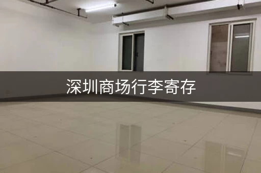 深圳商场行李寄存，价格、地点全知道！