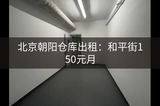 北京朝阳仓库出租：和平街150元月，100平米