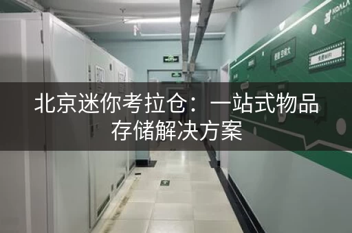 北京迷你考拉仓：一站式物品存储解决方案