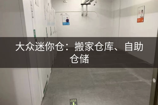 大众迷你仓：搬家仓库、自助仓储，全国覆盖上万家