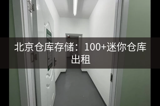 北京仓库存储：100+迷你仓库出租，总有一款适合你