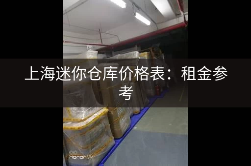 上海迷你仓库价格表：租金参考，一目了然！