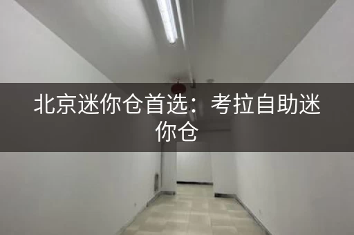 北京迷你仓首选：考拉自助迷你仓