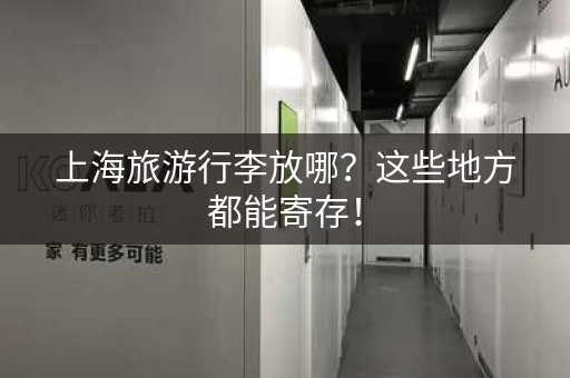 上海旅游行李放哪？这些地方都能寄存！