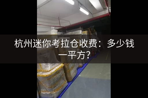 杭州迷你考拉仓收费：多少钱一平方？