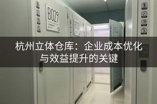 杭州立体仓库：企业成本优化与效益提升的关键