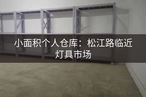 小面积个人仓库：松江路临近灯具市场，价格实惠