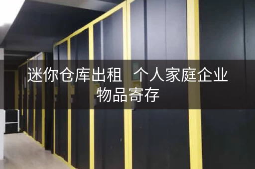 迷你仓库出租   个人家庭企业物品寄存