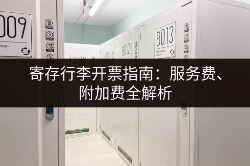 寄存行李开票指南：服务费、附加费全解析