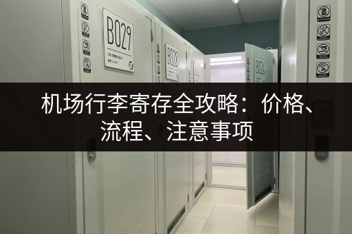 机场行李寄存全攻略：价格、流程、注意事项，让你轻松出行