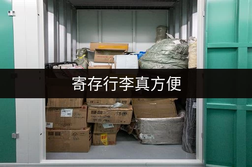 寄存行李真方便，但价格不便宜，你需要了解这些！