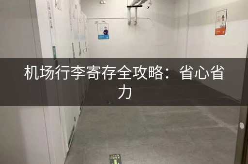 机场行李寄存全攻略：省心省力，旅途更轻松
