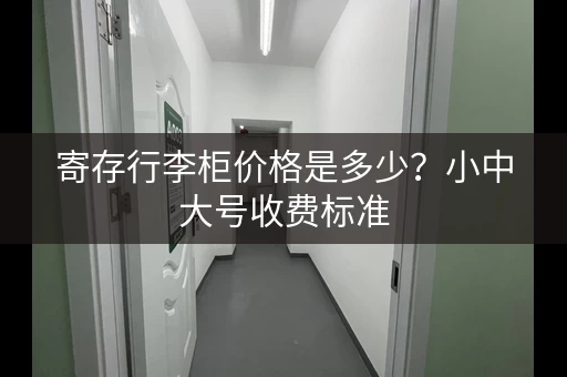 寄存行李柜价格是多少？小中大号收费标准