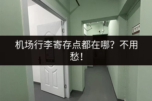 机场行李寄存点都在哪？不用愁！