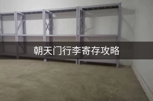 朝天门行李寄存攻略，轻松游玩重庆！