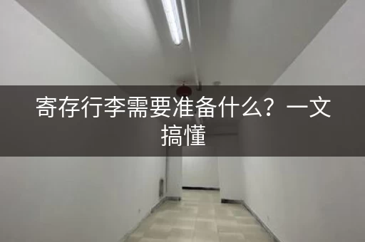 寄存行李需要准备什么？一文搞懂