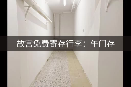 故宫免费寄存行李：午门存，神武门取