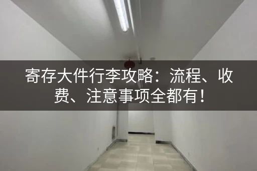 寄存大件行李攻略：流程、收费、注意事项全都有！