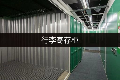 行李寄存柜，让你的旅行更轻松！