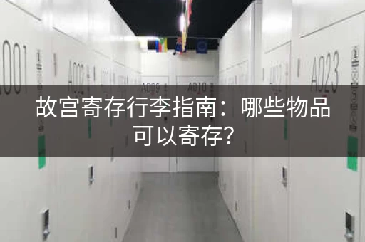 故宫寄存行李指南：哪些物品可以寄存？