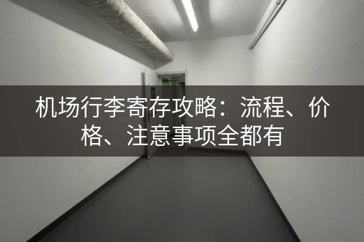 机场行李寄存攻略:流程、价格、注意事项全都有 机场行李寄存攻略:流程、价格、注意事项全都有