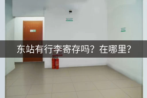 东站有行李寄存吗?在哪里? 东站有行李寄存吗?在哪里?