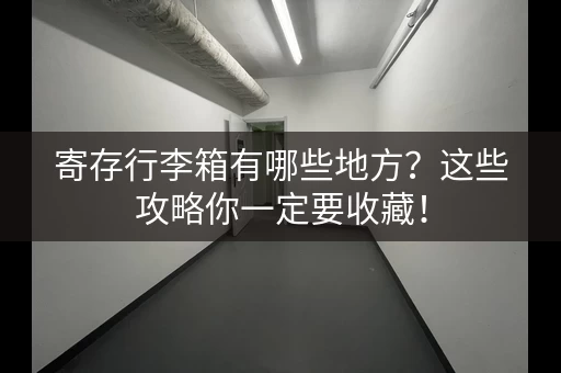寄存行李箱有哪些地方？这些攻略你一定要收藏！