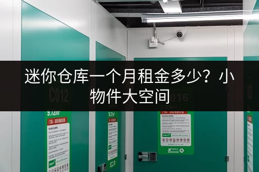 迷你仓库一个月租金多少？小物件大空间，租金超划算！