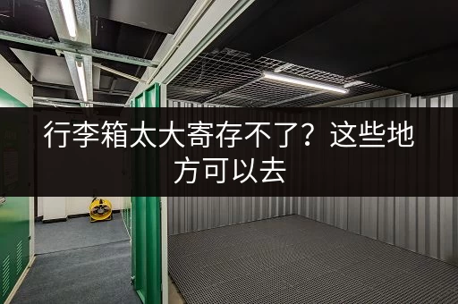 行李箱太大寄存不了？这些地方可以去