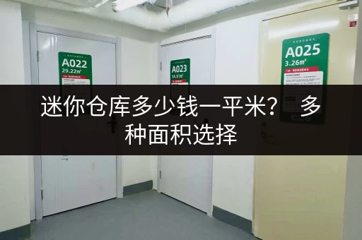 迷你仓库多少钱一平米？  多种面积选择，满足您的需求