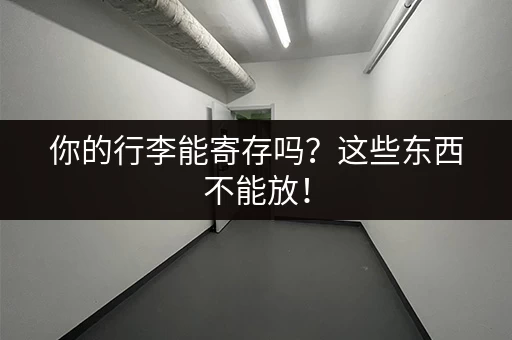 你的行李能寄存吗？这些东西不能放！