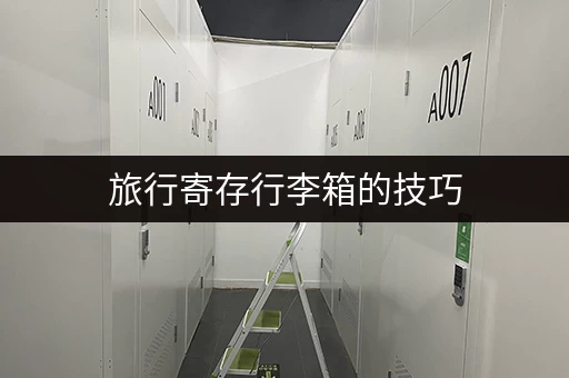 旅行寄存行李箱的技巧