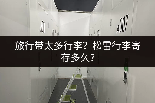 旅行带太多行李？松雷行李寄存多久？