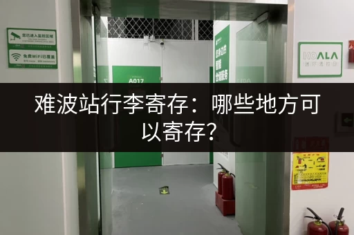 难波站行李寄存：哪些地方可以寄存？