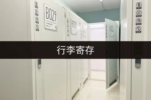行李寄存，解放双手，轻松畅游目的地